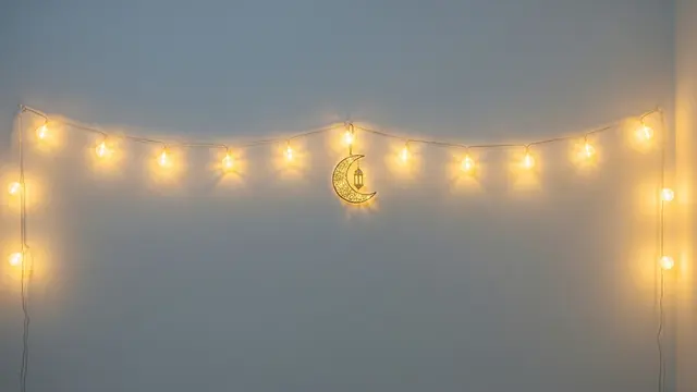 Dekorasi Lampu Ramadan