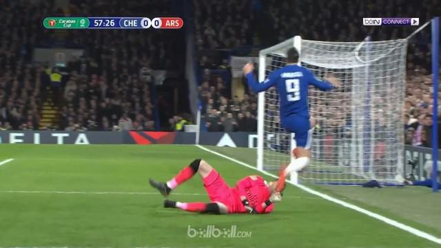 Berita video highlights Piala Liga Inggris 2017-2018, Chelsea vs Arsenal, dengan skor 0-0. This video presented by BallBall.
