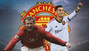 Ilustrasi - David Beckham, Cristiano Ronaldo Nuansa Manchester United (Bola.com/Bayu Kurniawan Santoso)