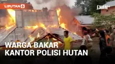 Dinilai Lambat Tangani Serangan Harimau, Kantor Polisi Kehutanan Suoh Dibakar Warga