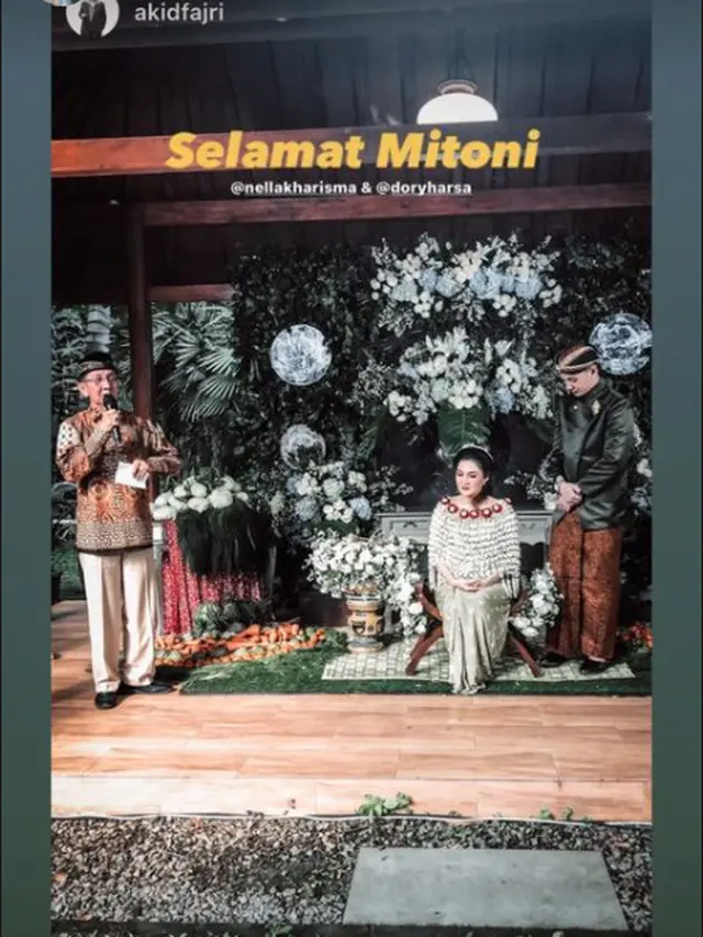 7 Momen Prosesi Tingkeban Nella Kharisma, Menawan dengan Balutan Adat Jawa
