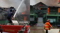 Kebakaran Hanguskan MTs NU di Pesisir Barat Lampung