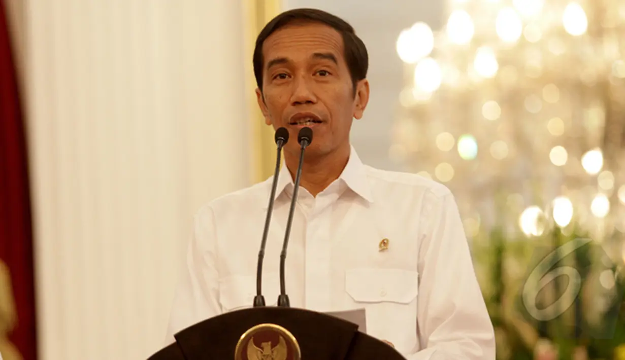 Presiden Joko Widodo. (Liputan6/Faizal Fanani)