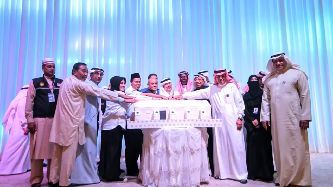 Malam peresmian penggunaan AC di tenda Arafah yang berlangsung di Makkah. Dok Kemenag