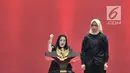 Rachmawati Soekarnoputri memberi sambutan saat Pembekalan Relawan Prabowo-Sandiaga di Istora Senayan, Jakarta, Kamis (22/11). Acara ini dihadiri sekitar 3.000 relawan. (Merdeka.com/Iqbal Nugroho)