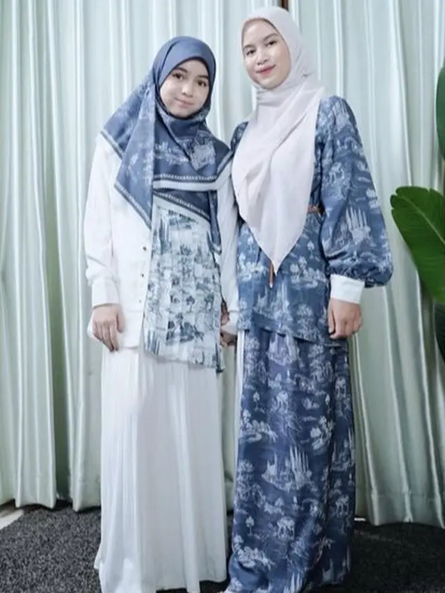 Potret Foto Keluarga Ben Kasyafani, Nesyana, dan Sienna jelang lebaran. [@nesyanabila]