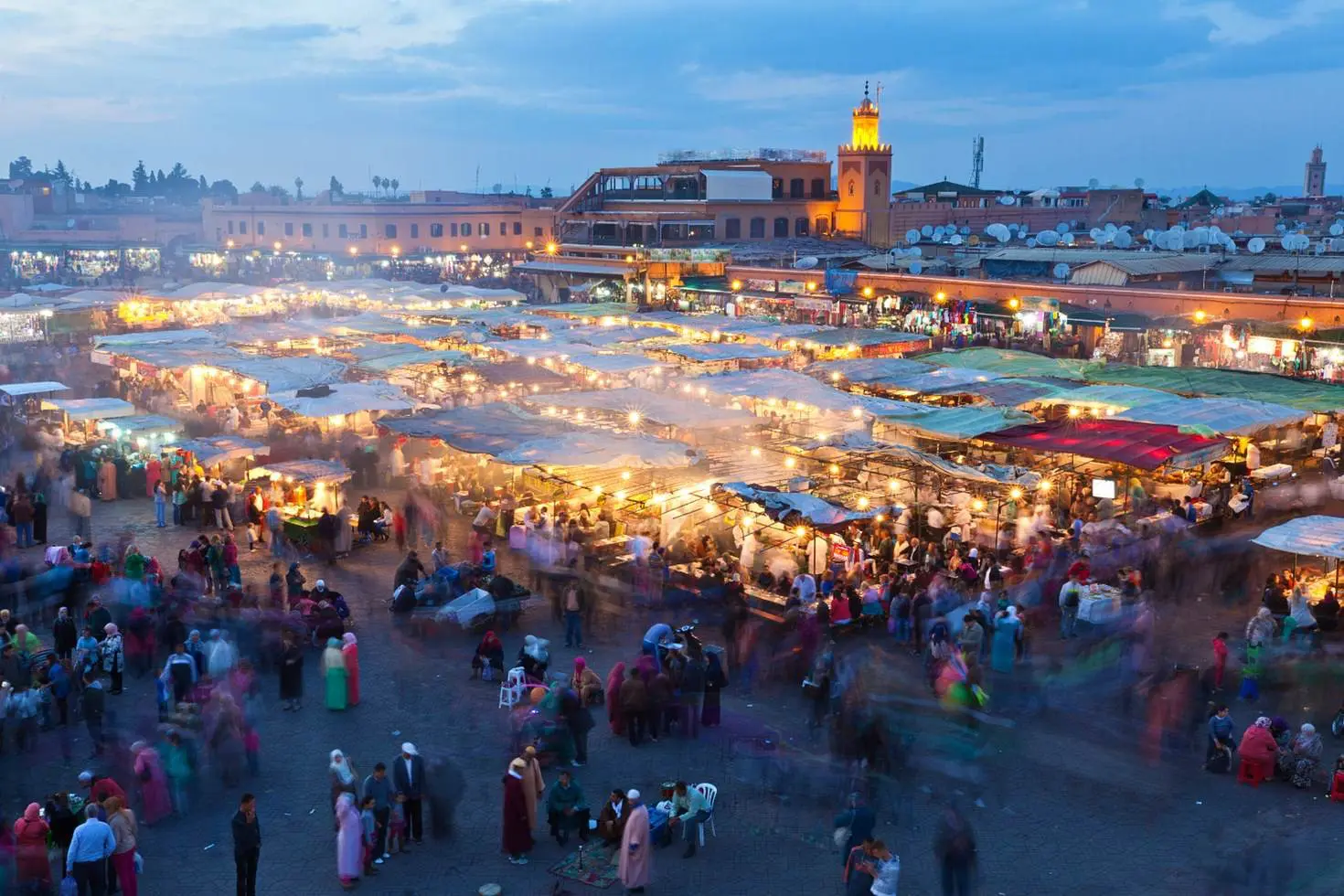 Marrakesh, Maroko. (Sumber Foto: Dave G Kelly/Getty Images)