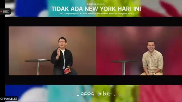 Suasana konferensi pers virtual Tidak Ada New York Hari Ini, Kamis (10/12/2020).