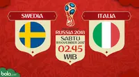 Kualifikasi Piala Dunia 2018 Swedia Vs Italia (Bola.com/Adreanus Titus)