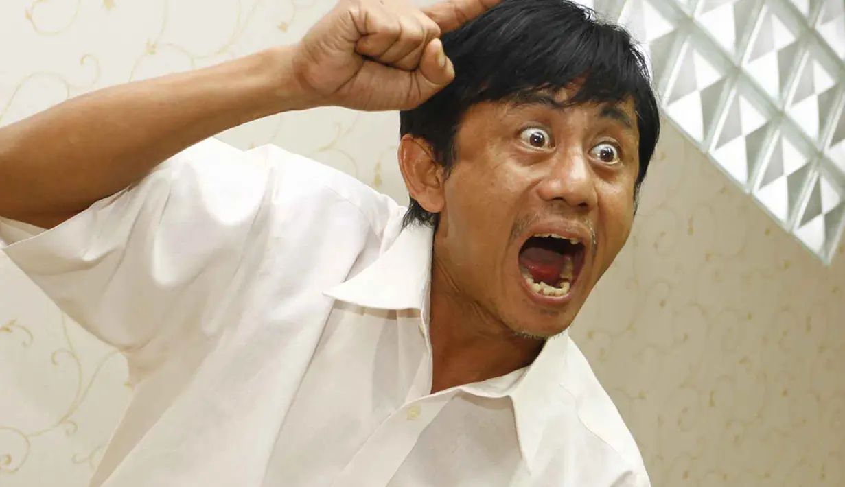 Aktor Epy Kusnandar merasa bersyukur kanker otak yang dideritanya berangsur-angsur sembuh. Dia mengatakan, kini 95 persen kondisi otaknya sudah membaik (Istimewa)