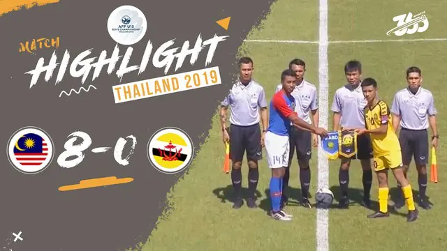 VIDEO: Highlight Piala AFF U-15 2019, Malaysia Vs Brunei 8-0