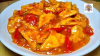 Resep Tahu Tempe Saus Asam Manis ala Chinese Food Rumahan. Foto: YouTube.com/Dapur Mamada
