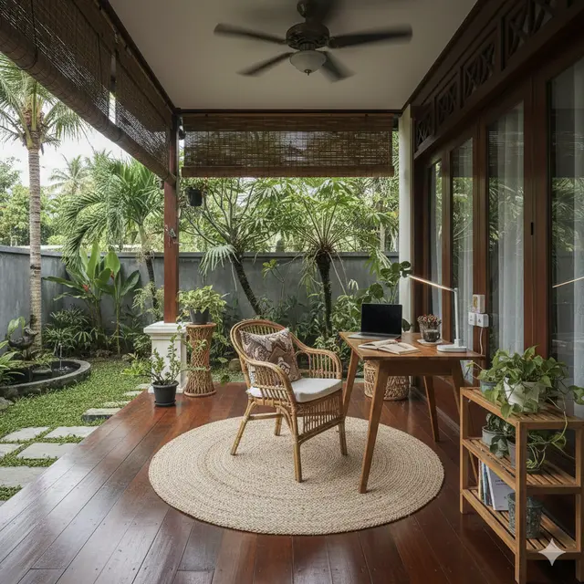 Desain Teras Rumah yang Lebih Fungsional (Foto: Gemini AI)