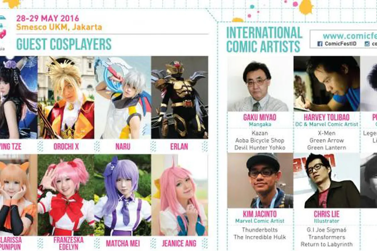 Untuk Kamu Para Pecinta Komik, Datang Yuk ke ComicFest ID 2016
