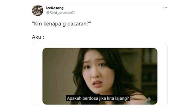 7 Alasan Netizen Ditanya Kenapa Enggak Pacaran Ini Bikin Tepuk Jidat