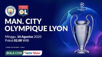 Liga Champions 2019-2020: Manchester City vs Olympique Lyon. (Bola.com/Dody Iryawan)