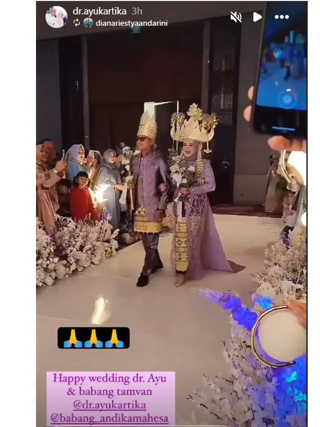 7 Potret Pesta Resepsi Kedua Andika Kangen Band dan Istri, Digelar Mewah di Hotel