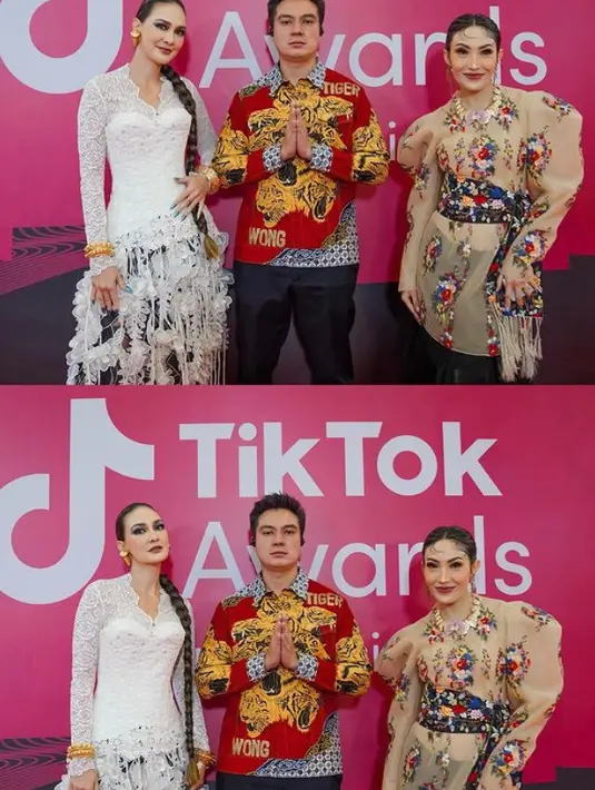 Luna tampil dengan gaya rambut kepang belakang panjangnya. Menampilkan dirinya sebagai perempuan Bali.  [@lunamaya]