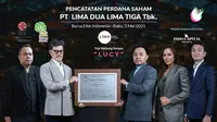 Pencatatan perdana saham PT Lima Dua Lima Tiga Tbk (LUCY) pada Rabu, (5/5/2021) (Dok: BEI)