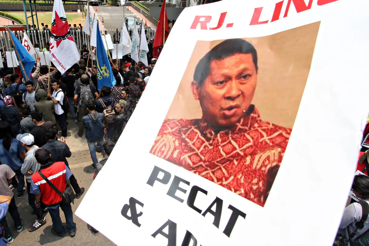 20151006-Ribuan Pekerja Demo Tuntut Dirut Pelindo Turun-Jakarta