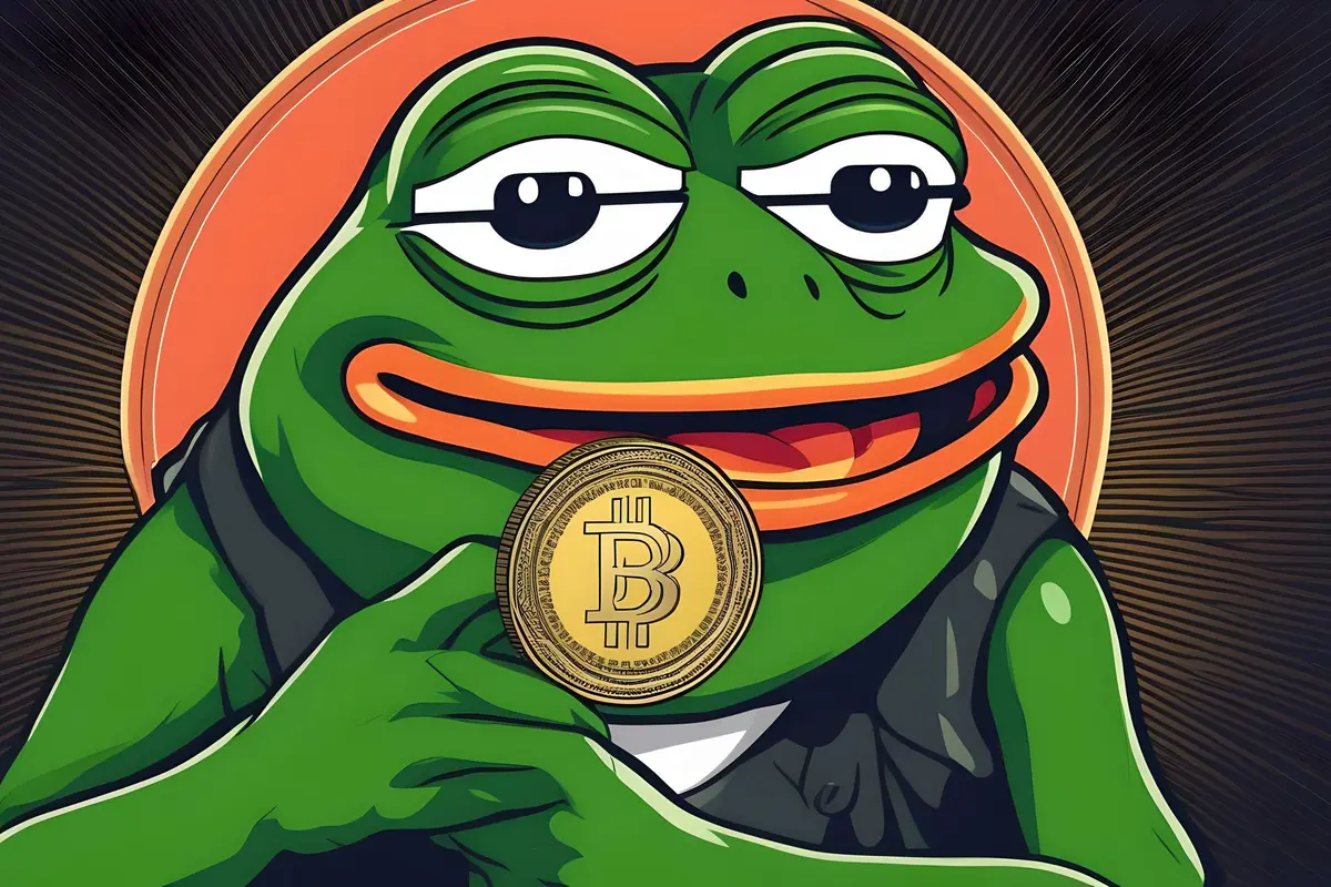 Ilustrasi Kripto PEPE Coin. (Foto By AI)