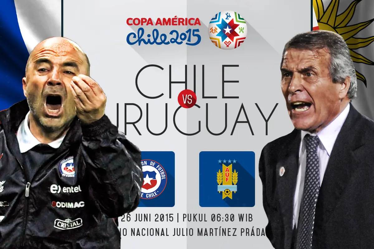 Prediksi Chile vs Uruguay (Liputan6.com/Yoshiro)