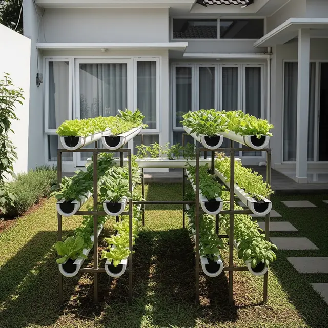 9 Model Kebun Hidroponik Bentuk Huruf, Solusi Estetis dan Fungsional