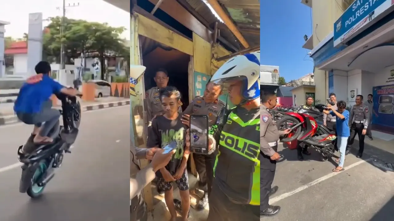 Viral Freestyle Keliling Makassar demi Konten, Pemudia ini Pasrah Diciduk Polisi