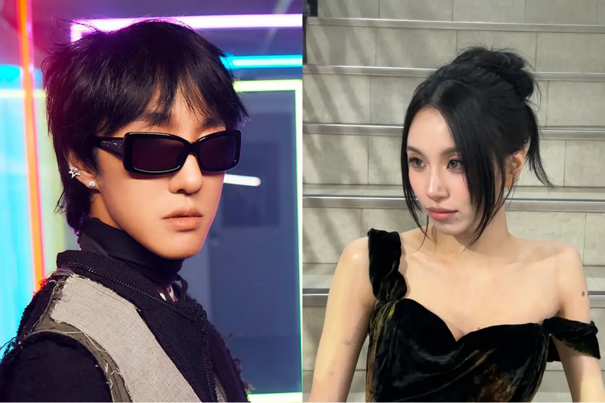 Zion.T dan Chaeyoung TWICE (Sumber: Instagram)