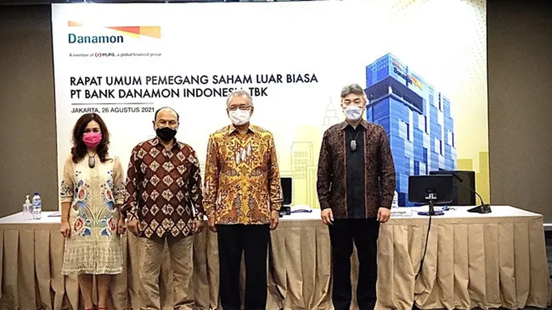 RUPSLB PT Bank Danamon Indonesia Tbk pada Kamis, 26 Agustus 2021 (Dok: Bank Danamon Indonesia)