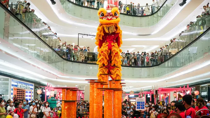 Perayaan Imlek di Sejumlah Pusat Perbelanjaan