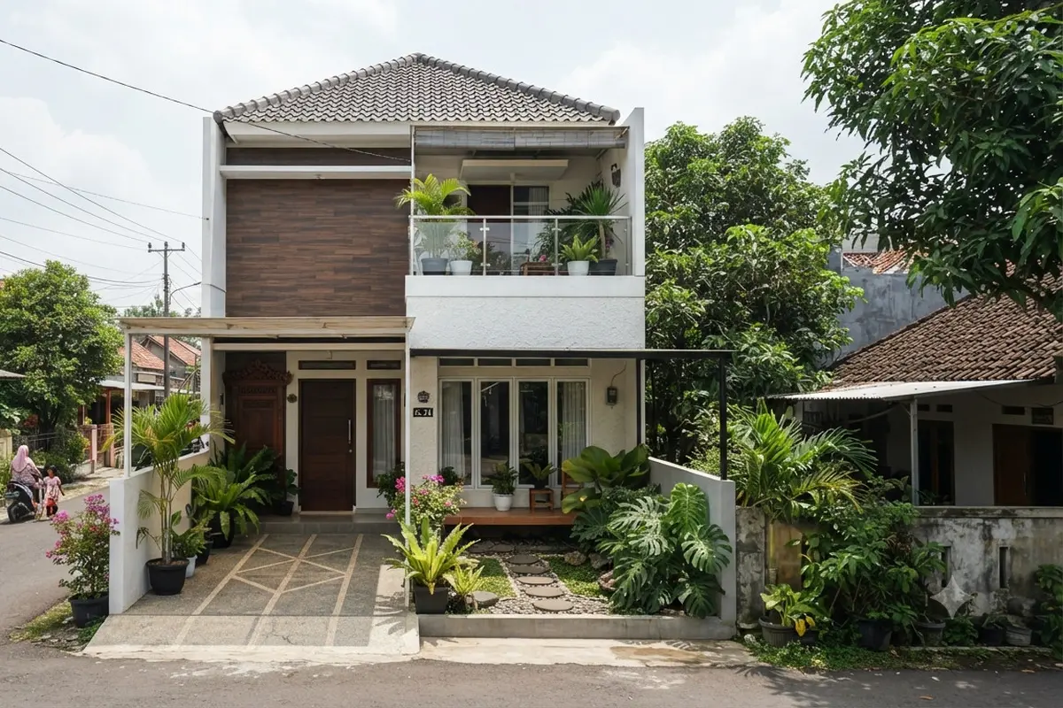 Model Rumah yang Tetap Nyaman Tanpa Halaman Belakang, Tetap Adem dan Space-Saving