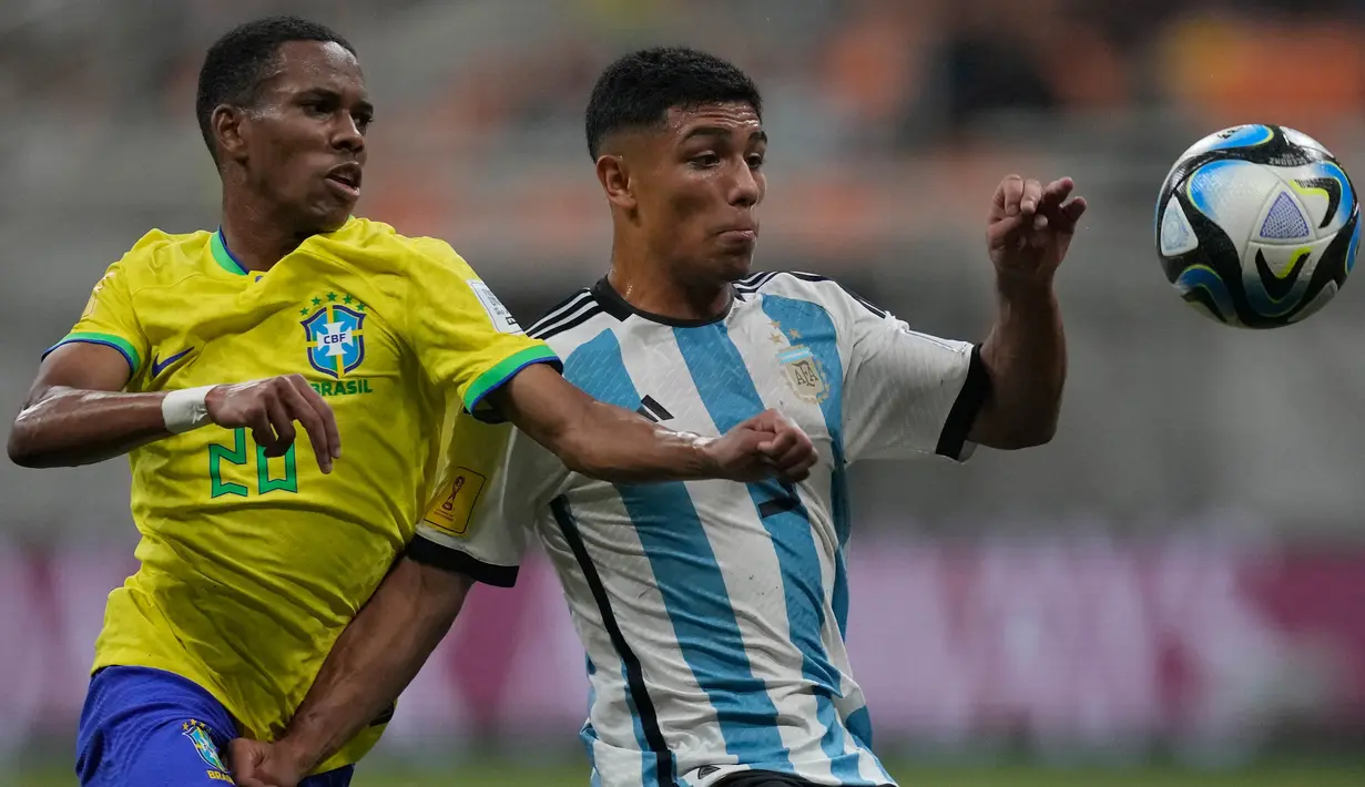 Di semifinal Piala Dunia U-17 2023, Argentina akan berhadapan dengan Jerman. (AP Photo/Achmad Ibrahim)