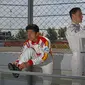 Rio Haryanto bakal bersaing lagi dengan rival lamanya, Stoffel Vandoorne, pada balapan F1 GP Bahrain, Minggu (3/4/2016). (Rio Haryanto Media)