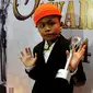 Sony Wakwaw raih penghargaan Artis Cilik Paling Ngetop di ajang SCTV Awards 2014. Foto diambil pada Sabtu (29/11/2014). (Liputan6.com/Johan Tallo)