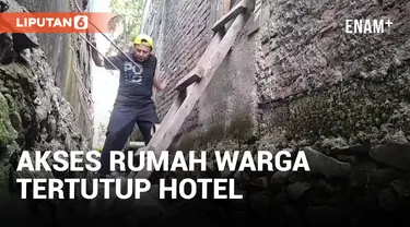 Viral! Akses Rumah Warga Bekasi Tertutup Tembok Hotel