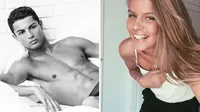 PACARI - Cristiano Ronaldo dikabarkan berpacaran dengan model berusia 19 tahun, Maja Darving. (90min.com)