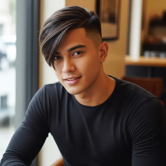 Model Rambut Pria Undercut Panjang Atas
