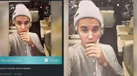Main Bola, Kaki Justin Bieber Patah