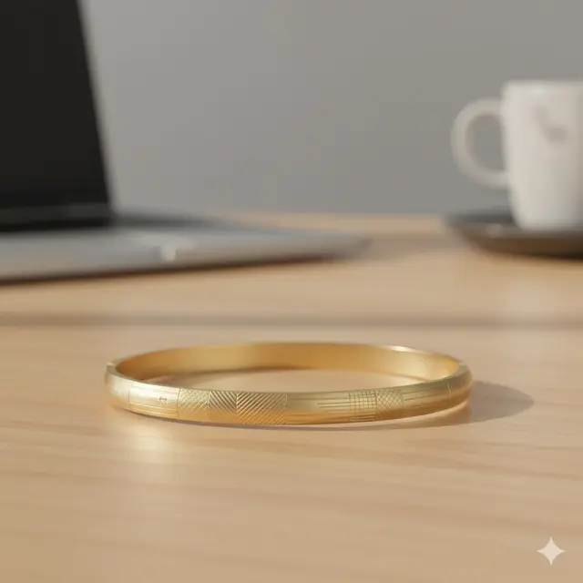 Gelang emas bangle (Foto: Gemini AI)