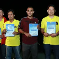 Henry Baskoro Hendarso "Enji" dan 6AM. (Deki Prayoga/Bintang.com)