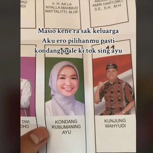 Viral Caleg DPD Jawa Timur Banyak Dipilih karena Foto dan Wajahnya Glowing, Disebut Senada dengan Komeng