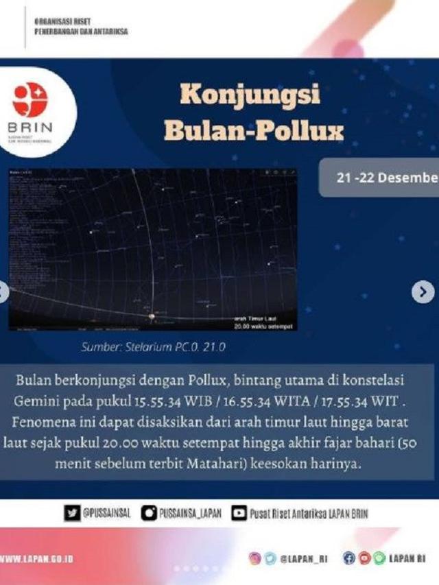 Solstis 21 Desember 2021 (Foto: Instagram/@lapan_ri)