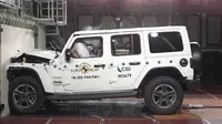 Uji tabrak Jeep Wrangler hanya 1 bintang (EURO NCAP)