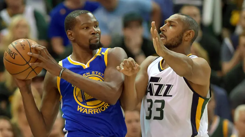 Playoffs NBA 2017: Durant Gemilang, Warriors Permalukan Jazz