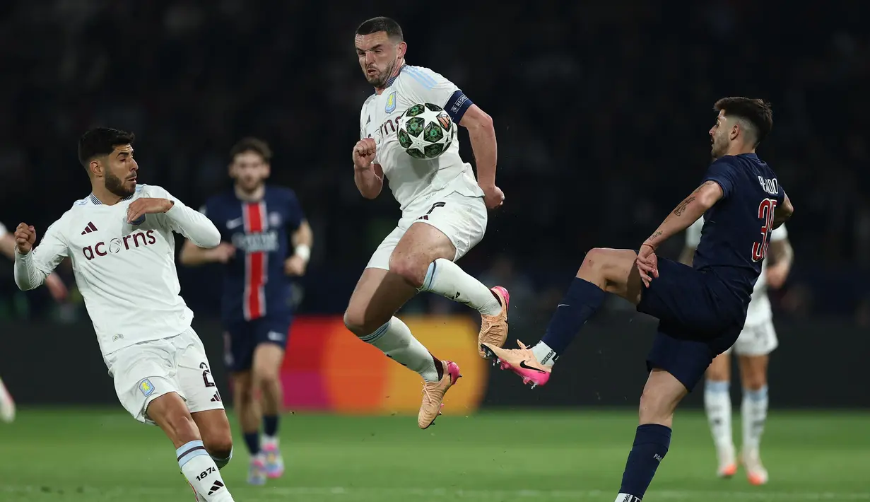Menjamu Aston Villa di stadion Parc des Princes, Paris Saint-Germain menang 3-1. (FRANCK FIFE/AFP)