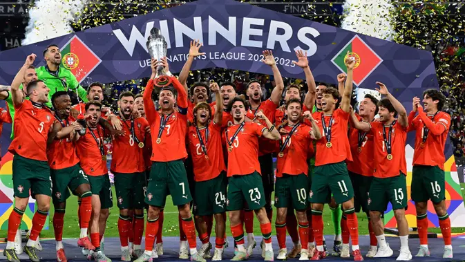 Portugal Juara UEFA Nations League 2025, Cristiano Ronaldo Raih Gelar Internasional Ketiga