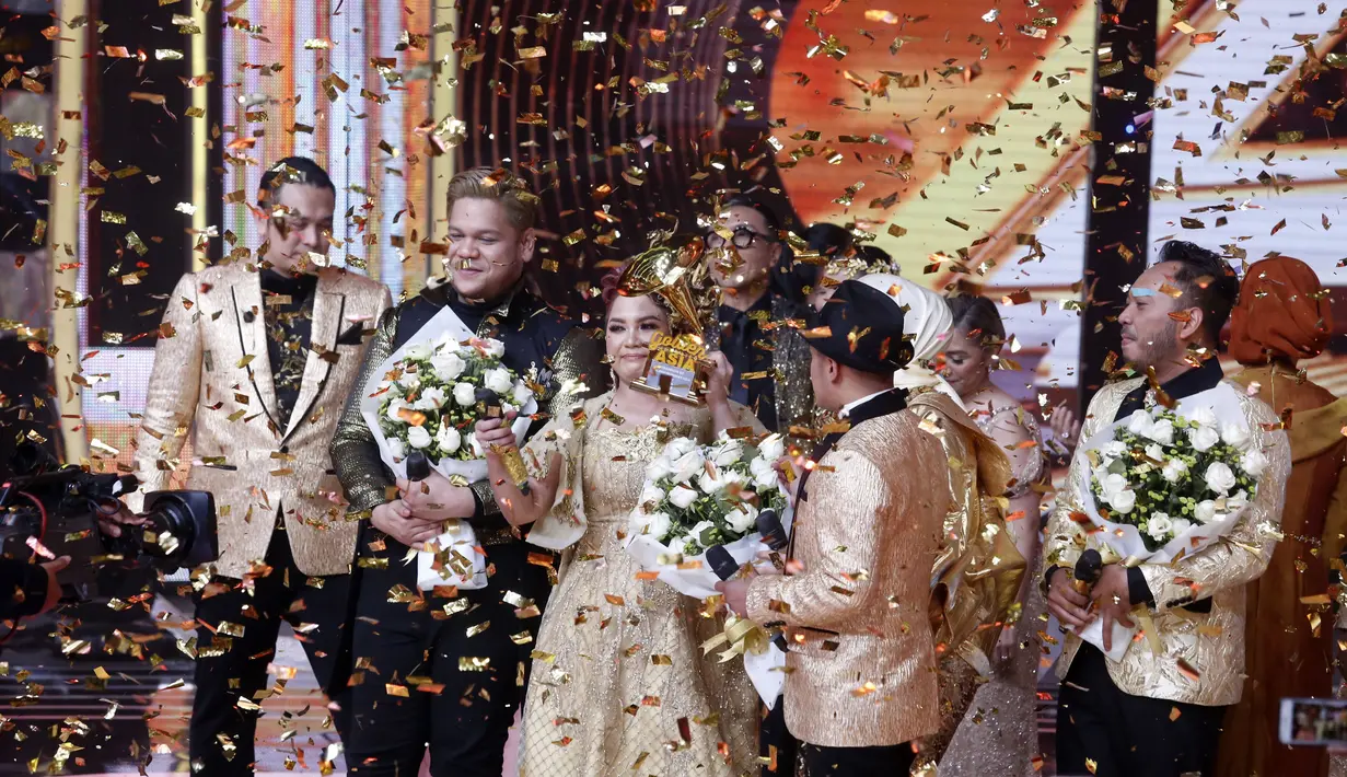 Joy Tobing Konser Kemenangan Golden Memories Asia 2019 (Muhammad Akrom Sukarya/© KapanLagi.com)