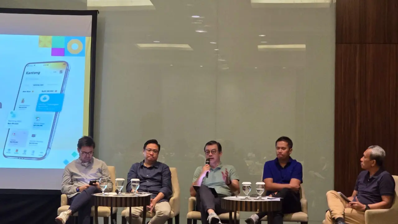 Direktur Utama Bank Jago Arief Harris Tandjung di Jogjakarta. Foto: Nurmayanti