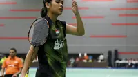 Tunggal putri Indonesia Gregoria Mariska Tunjung. (Humas PP PBSI)
